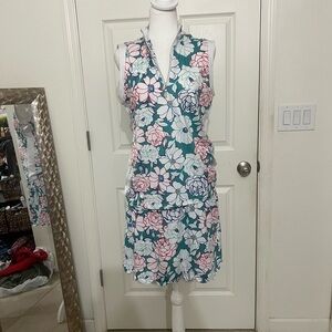 Coral Bay Multicolor Floral skort and tank golf set